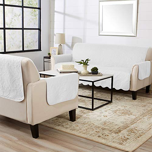 Reversible Recliner Cover (Recliner / White/Sand)
