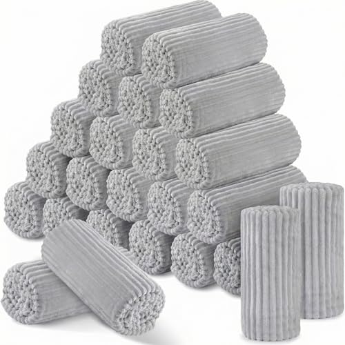 Flannel Throw Blankets Bulk Outdoor Wedding (Light Gray)