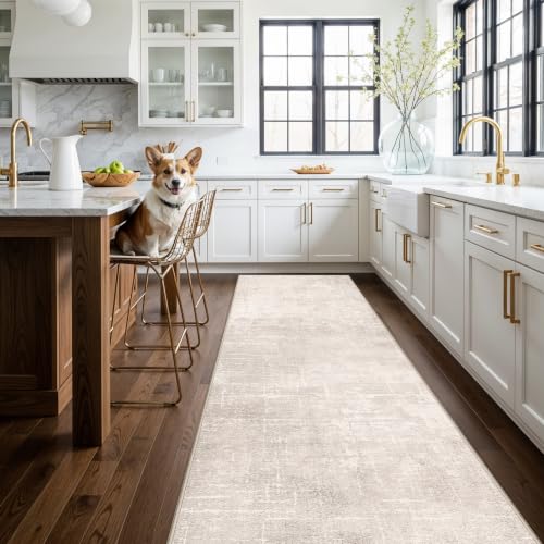 HAOYUNLAI 3x12 Hallways Runner Rugs (3' x 12' (Rectangular) / Beige/Cream)