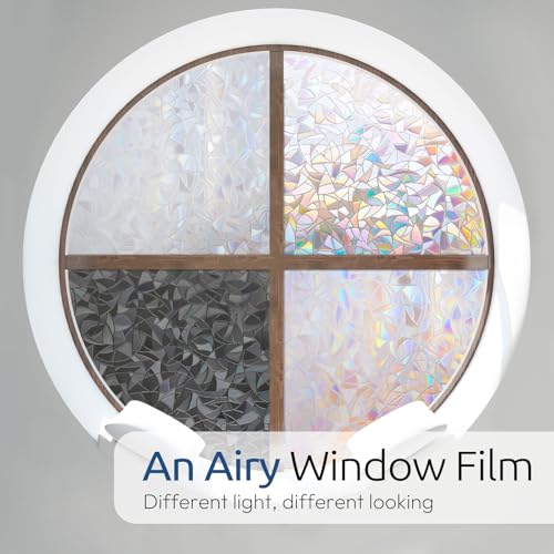 Rainbow Window Privacy Film (23.6" x 118.1" / Clear)