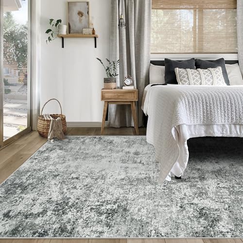 5x7 Area Rugs for Living Room (Grey / 5' x 7' (Rectangular))