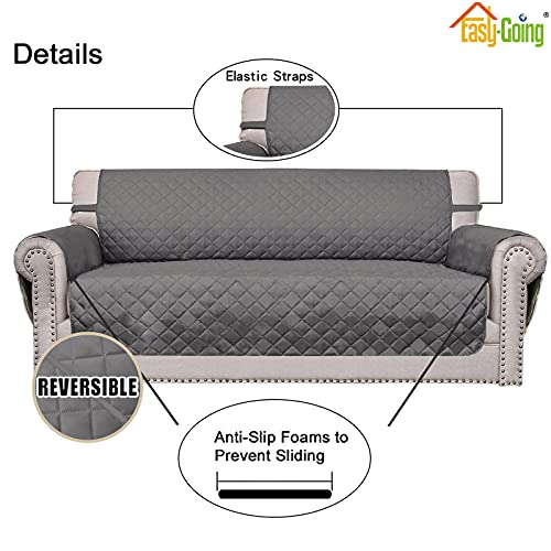 Reversible Couch Cover (Gray/Gray / Small-XL Chair)