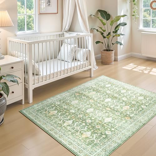 3x5 Area Rugs for Entryway (Light Green / 3' X 5' (Rectangular))