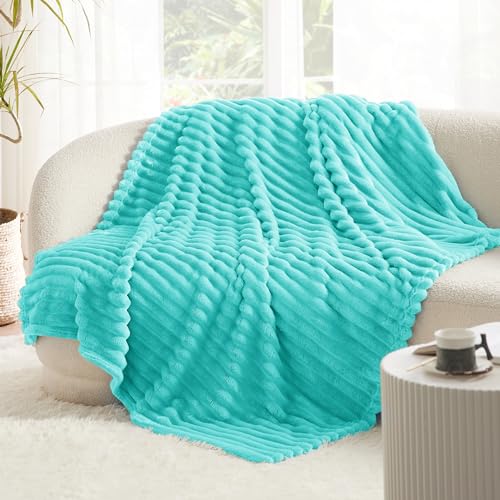 Soft Throw Blanket for Couch Decor Gifts Blue Fog 50"x60" (Blue Fog / Throw)