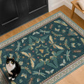 Teal 3x4 Entryway Rug (3' x 4' (Rectangular) / Teal)