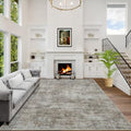 6x9 Area Rugs for Living Room (Brown/Black / 6' x 9' (Rectangular))