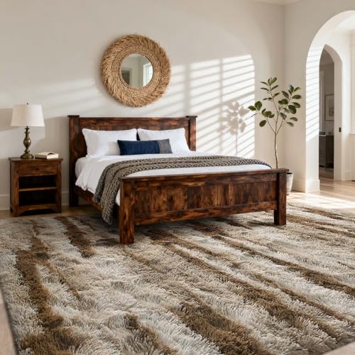 Area Rugs for Living Room (Bc Khaki 4sm02 / 6' X 9' (Rectangular))