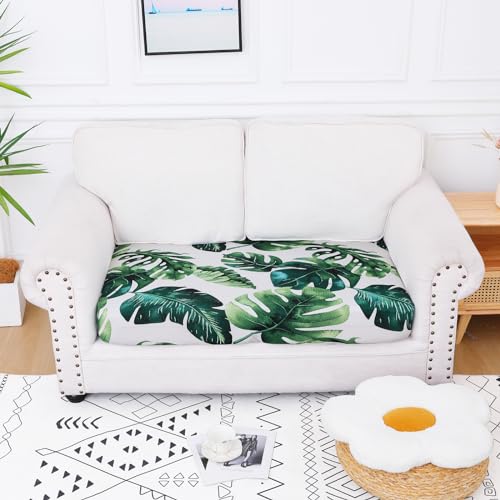 Printed Couch Cushion Covers (Green / Seat Medium)