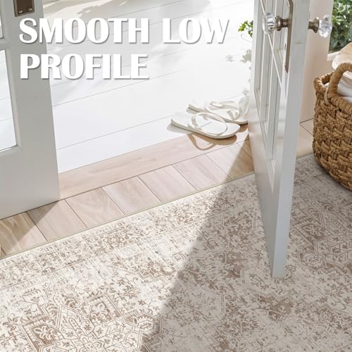 3x25 Washable Runner Rug (Ivory/Beige / 3x25)