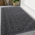 Front Door Mat Outside Entrance (Grey / 47" X 32")