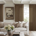 Extra Wide 84 Inch Long Pleated Curtains 70 Inch Wide Dutch Cocoa (Dutch Cocoa / 70"W x 84"L (Pack of 1))