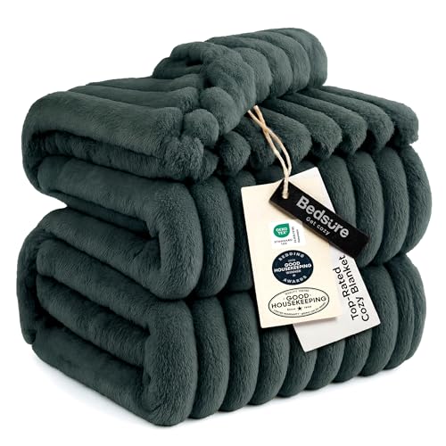 Soft Cal King Size Blanket for Bed Mallard Green 102"x96" (Mallard Green / California King)
