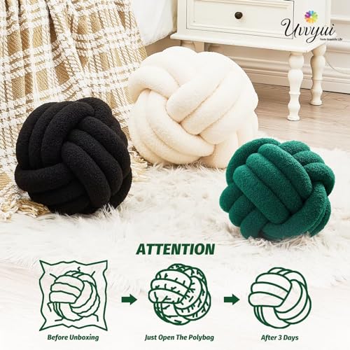 Knot Pillow Ball (Dark Green / Small (Pack of 1))