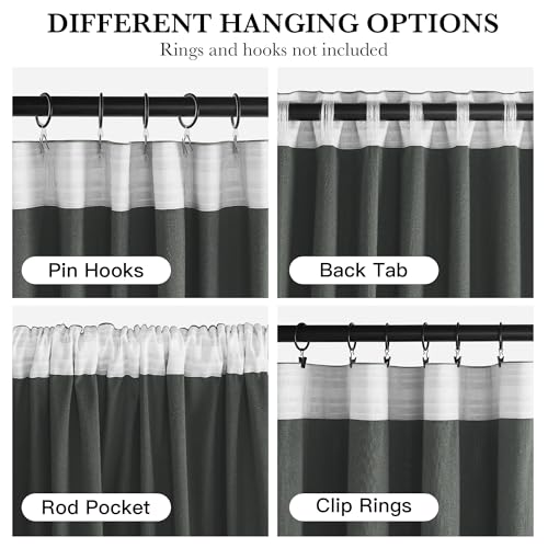 Auqa Velvet Curtains 84 inches for Bedroom Living Room (Auqa / 52"W x 84"L (Pack of 2))