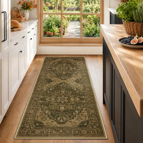 Washable Area Rug (Brown/Dark Brown / 2' x 6' (Rectangular))