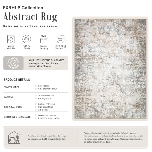 10x12 Area Rug Living Room (Brown Grey / 10' x 12' (Rectangular))