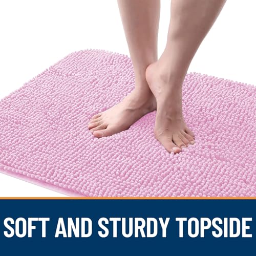 Dog Door Mat for Muddy Paws 30x20 (Pink / 30" X 20")