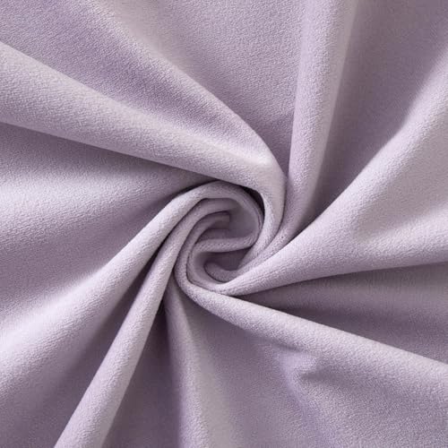 16x16 Velvet Throw Pillow Covers Set of 2 for Couch Sofa Bed (Lilac / 16" x 16" (Pack of 2))