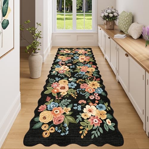 3x8 Kitchen Runner Rug (Black (Big) / 3' x 8' (Rectangular))