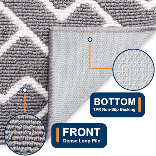 Front Door Mat 40x32 (Grey / 40" X 32")