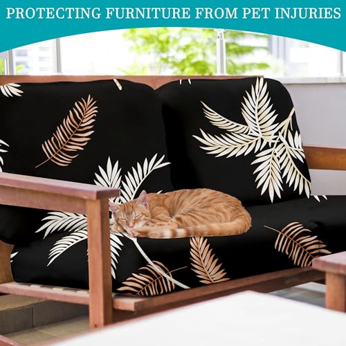 12 Pcs Outdoor Cushion Covers (Coconut Forest / 12PCS)