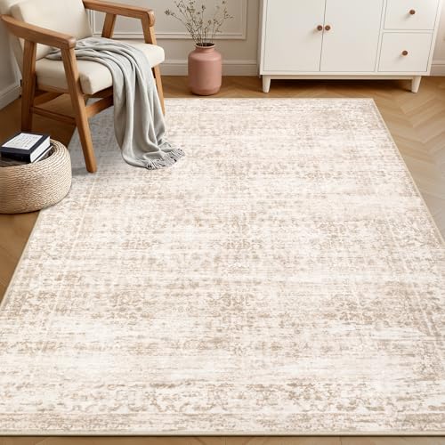 3x5 Area Rugs Living Room (Beige Brown / 3' x 5' (Rectangular))