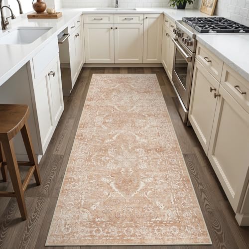 2x6 Washable Runner Rug (Brick / 2' x 6' (Runner))