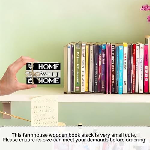 Mini Decorative Books For Home Decor (black Home sweet)
