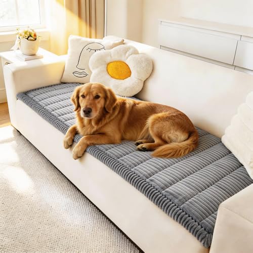 Couch Covers for Dogs Washable (Blue-grey / 27.6" X 70.9")