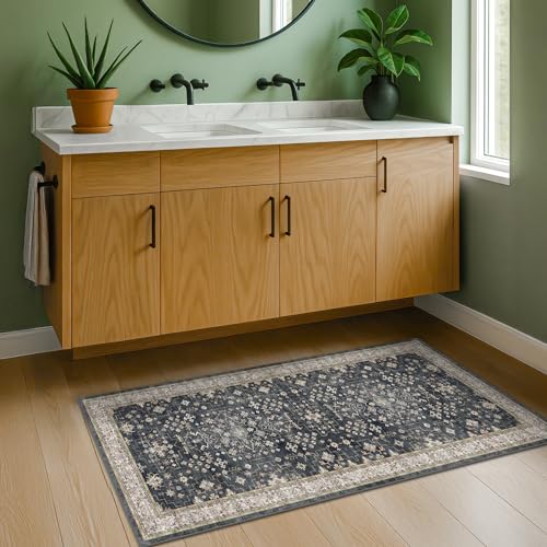 2x4 Entryway Runner Rugs (2' x 4' (Rectangular) / Ashen / Multi)