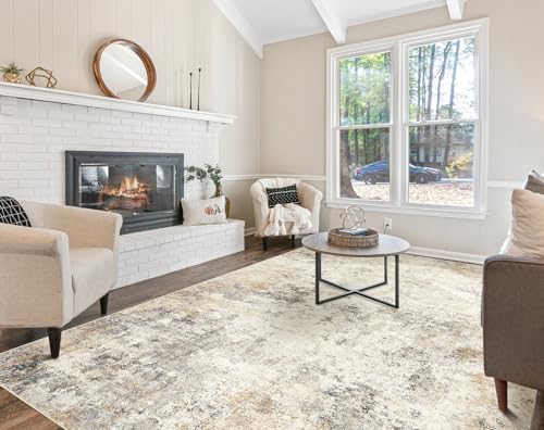 8x10 Area Rug Living Room Rugs (Golden Grey / 8' x 10' (Rectangular))