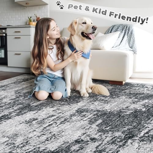 Area Rugs 10x14 Living Room (Blackgrey / 10' x 14' (Rectangular))