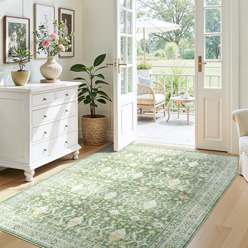 3x5 Area Rugs for Entryway (Light Green / 3' X 5' (Rectangular))