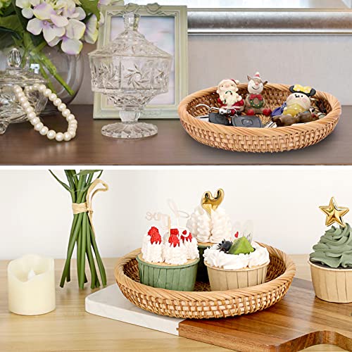 Small Woven Wicker Basket (X-Small, 7.6" / Natural Color)