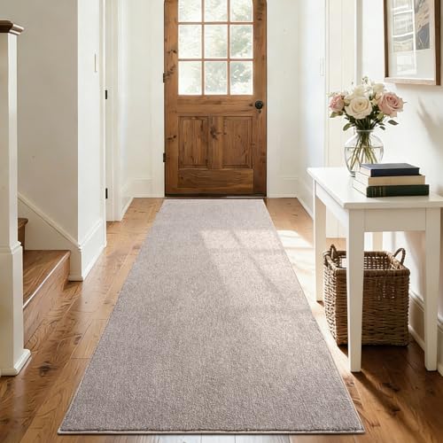 2x6 Oatmeal White Runner Rug Non (04 Oatmeal/White / 2' x 6' (Rectangular))