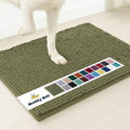 Super Water Absorbent Door Mat Indoor (Army Green / 48" x 72")