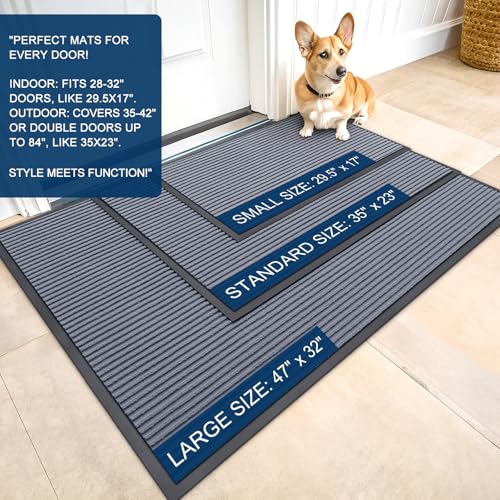 Front Door Mat 59x40 (Ash Grey / 59" X 40")