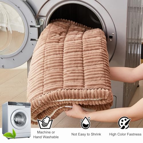 Couch Covers for Dogs Washable (Dark Brown / 27.6" X 59")