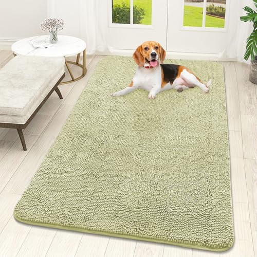 Dog Door Mat for Muddy Paws 59x32 (Vanilla / 59" X 32")