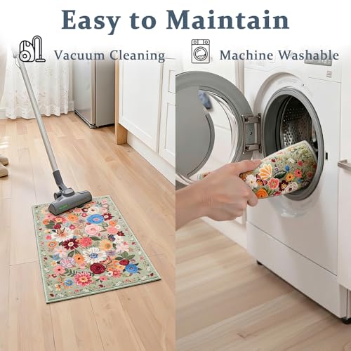 Bath Mat 17x24 Non Slip (Green / 1'4" x 2' (Rectangular))