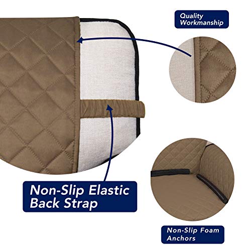 Reversible Chair Sofa Cover Dog Couch Covers for Sofa (Small / Camel/Ivory)