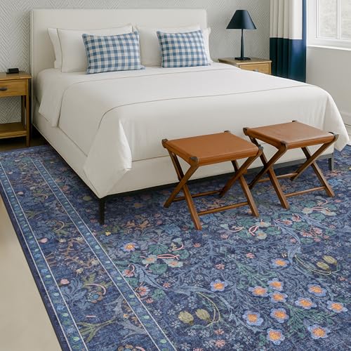 Dining Room Rugs for Under Table (Dark Blue / 6' x 8' (Rectangular))