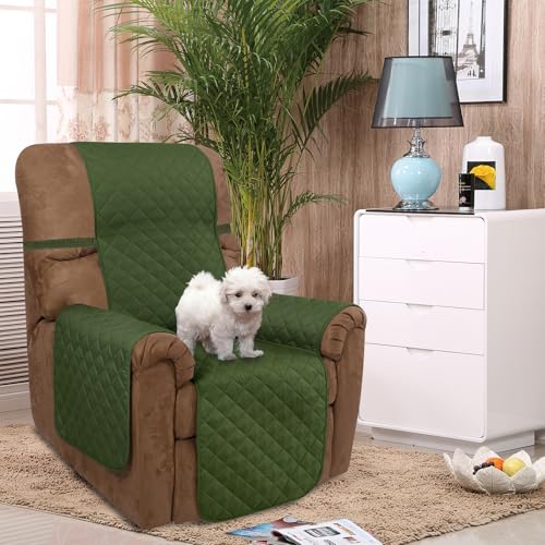 Reversible 23''Recliner Small Chair Cover (Huntergreen/Sage / 23''recliner-small)