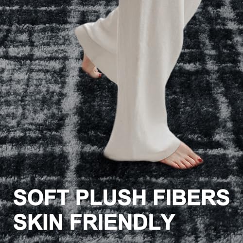 8x10 Ft Extra Large Shag Rugs for Living Room (Df Grey 5sm13 / 8' X 10' (Rectangular))