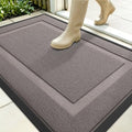 Front Door Mat Outside 35x23 (Taupe / 35" x 23")