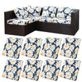 8 Pcs Outdoor Cushion Covers (Chrysanthemum / 8PCS)