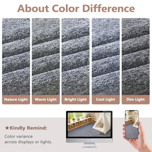 8x10 Large Grey Blue (09 Grey Blue/White / 8' x 10' (Rectangular))