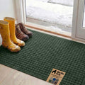 HydroABSORB Door Mat for Indoor Outdoor Use (Green / 47" X 35")
