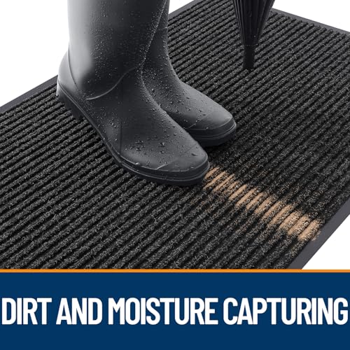 Front Door Mat 71x23 (Off-black / 71" X 23")