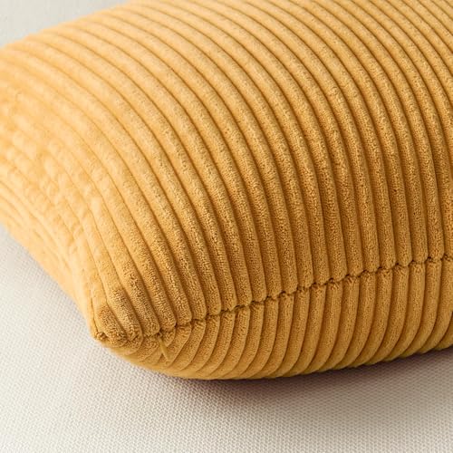 Decorative Throw Pillow Covers Cushion Cases (Orange Teal / 18" x 18" (Pack of 4))